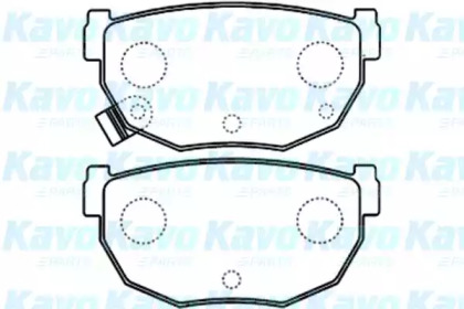 Комплект тормозных колодок KAVO PARTS BP-6588