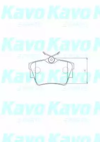 Комплект тормозных колодок KAVO PARTS BP-6608