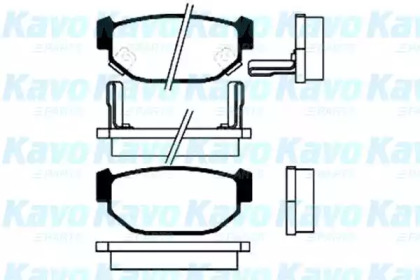 Комплект тормозных колодок KAVO PARTS BP-8002