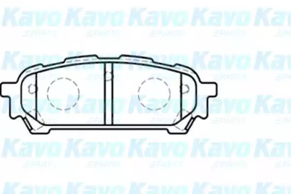 Комплект тормозных колодок KAVO PARTS BP-8019