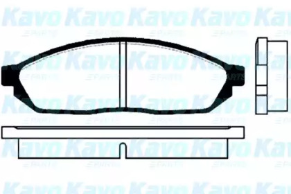 Комплект тормозных колодок KAVO PARTS BP-8500