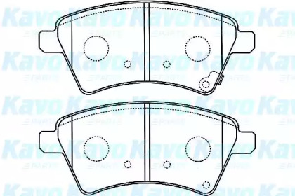 Комплект тормозных колодок KAVO PARTS BP-8529