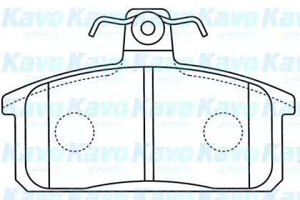 Комплект тормозных колодок KAVO PARTS BP-8530