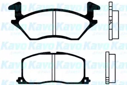 Комплект тормозных колодок KAVO PARTS BP-9017