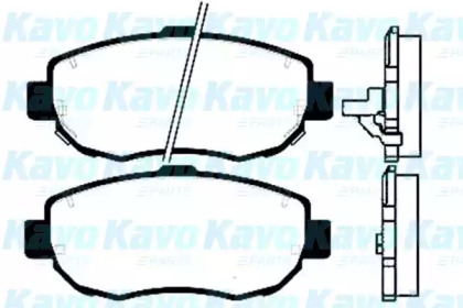 Комплект тормозных колодок KAVO PARTS BP-9030