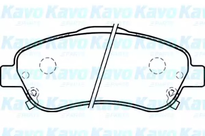 Комплект тормозных колодок KAVO PARTS BP-9082