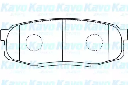 Комплект тормозных колодок KAVO PARTS BP-9122