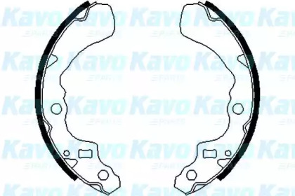 Комлект тормозных накладок KAVO PARTS BS-1913