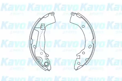 Комлект тормозных накладок KAVO PARTS BS-3415