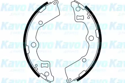 Комлект тормозных накладок KAVO PARTS BS-4406