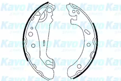 Комлект тормозных накладок KAVO PARTS BS-5416