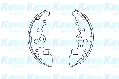 Комлект тормозных накладок KAVO PARTS BS-5436