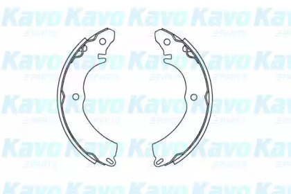 Комлект тормозных накладок KAVO PARTS BS-6428