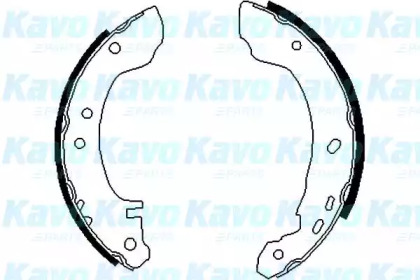 Комлект тормозных накладок KAVO PARTS BS-7411