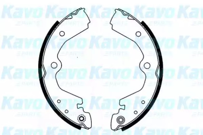 Комлект тормозных накладок KAVO PARTS BS-7430