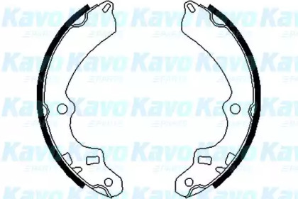 Комлект тормозных накладок KAVO PARTS BS-8904