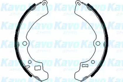 Комлект тормозных накладок KAVO PARTS BS-8910