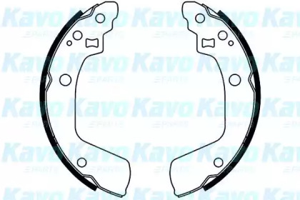 Комлект тормозных накладок KAVO PARTS BS-8929