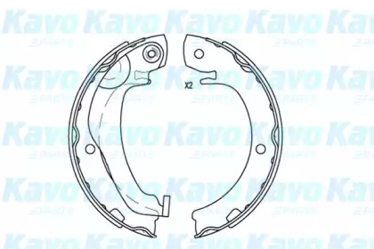 Комлект тормозных накладок KAVO PARTS BS-9956