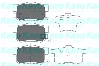 Комплект тормозных колодок KAVO PARTS KBP-2009