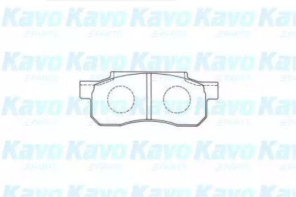 Комплект тормозных колодок KAVO PARTS KBP-2059