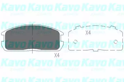 Комплект тормозных колодок KAVO PARTS KBP-5524