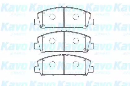 Комплект тормозных колодок KAVO PARTS KBP-6611