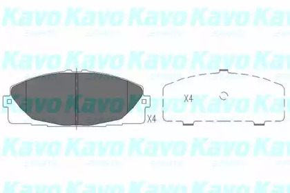 Комплект тормозных колодок KAVO PARTS KBP-9089