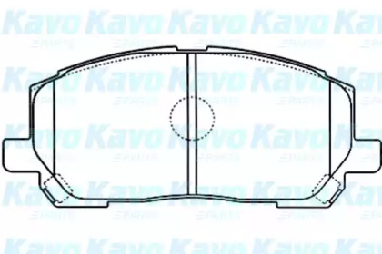 Комплект тормозных колодок KAVO PARTS KBP-9137