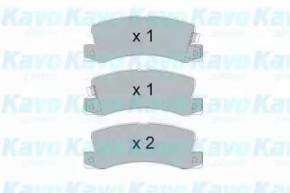 Комплект тормозных колодок KAVO PARTS KBP-9138