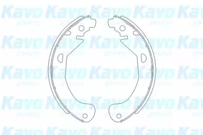 Комлект тормозных накладок KAVO PARTS KBS-1404