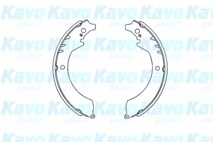 Комлект тормозных накладок KAVO PARTS KBS-1904