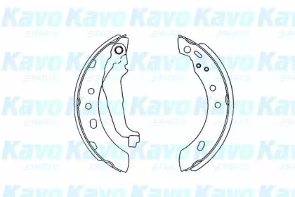 Комлект тормозных накладок KAVO PARTS KBS-7401