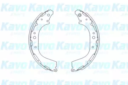 Комлект тормозных накладок KAVO PARTS KBS-7411