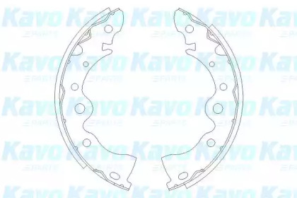 Комлект тормозных накладок KAVO PARTS KBS-7414