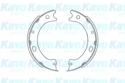 Комлект тормозных накладок KAVO PARTS KBS-7420