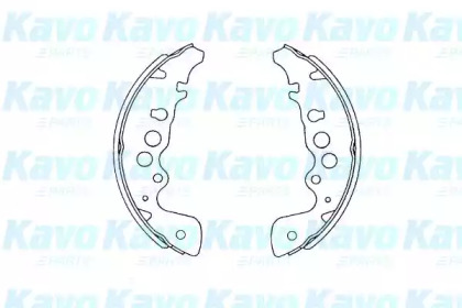 Комлект тормозных накладок KAVO PARTS KBS-8908