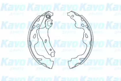 Комлект тормозных накладок KAVO PARTS KBS-9905