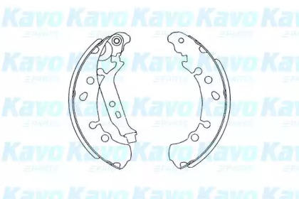 Комлект тормозных накладок KAVO PARTS KBS-9906