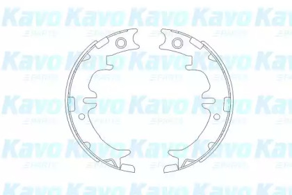 Комлект тормозных накладок KAVO PARTS KBS-9910