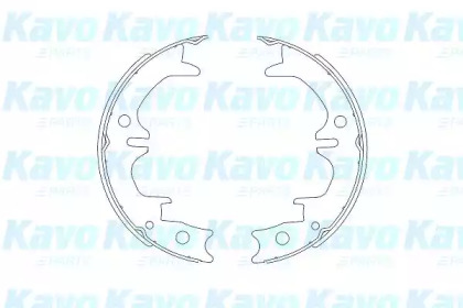 Комлект тормозных накладок KAVO PARTS KBS-9911