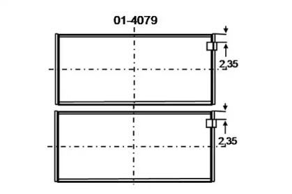 Подшипник GLYCO 01-4079