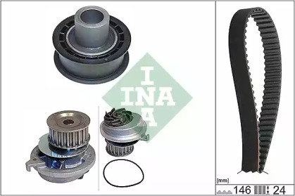 Комплект водяного насоса / зубчатого ремня INA 530 0020 30