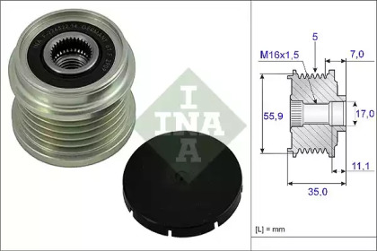 Механизм свободного хода INA 535 0008 10