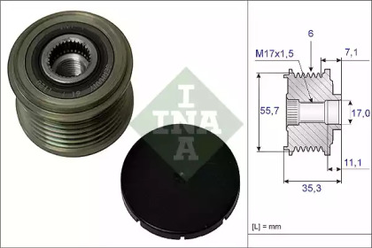 Механизм свободного хода INA 535 0037 10