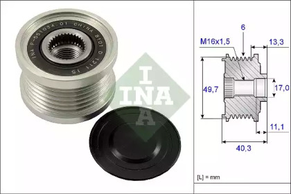 Механизм свободного хода INA 535 0093 10