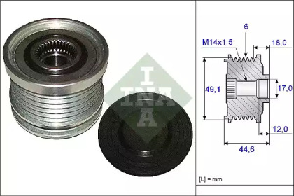 Механизм свободного хода INA 535 0182 10