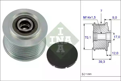 Механизм свободного хода INA 535 0214 10