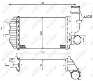 Теплообменник NRF 30066A