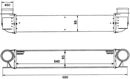 Теплообменник NRF 30129A